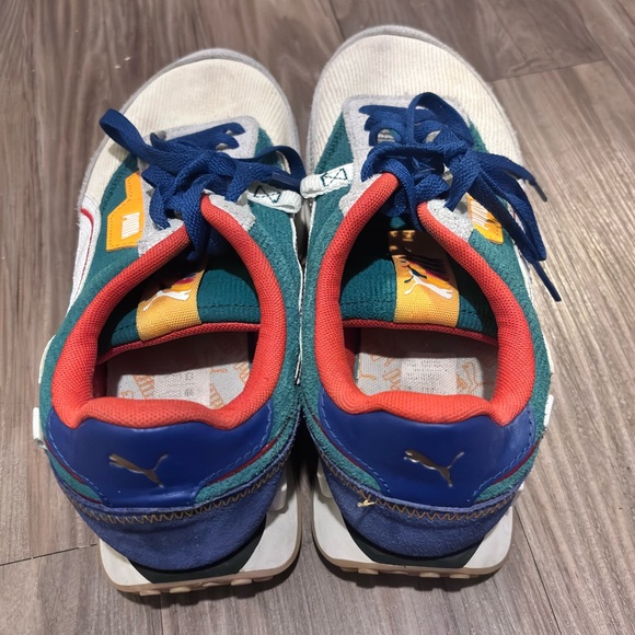 Puma Future Rider NH Blue Marshmallow Platinum Men's shoes Size 10 quality A1 - Picture 3 of 7